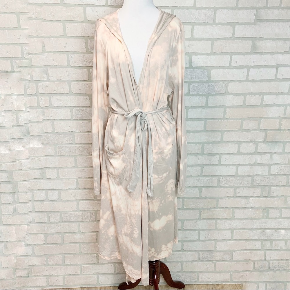Eileen Fisher 100% Cotton Tie Dyed Robe Sz L S7